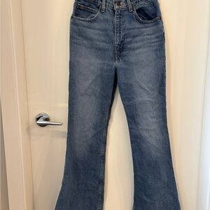 Levi’s high rise flare jeans